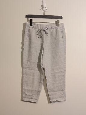 J JILL LINEN capri pants - size small